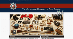 Desktop Screenshot of coldstreamguards1815.org.uk